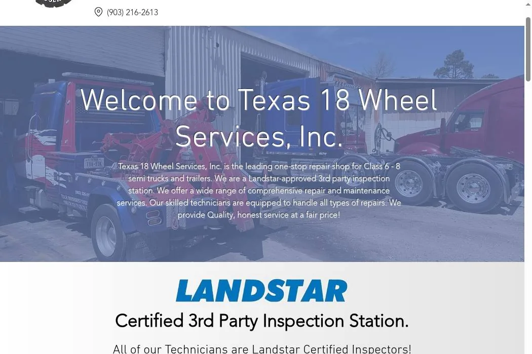 Texas 18 Wheel Services, Inc. cover