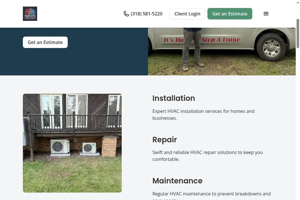 Tarpleys Heating and Cooling cover