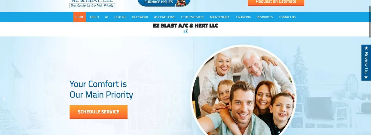EZ Blast A/C & Heat LLC cover