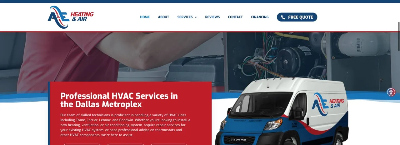 A&E Heating & Air cover