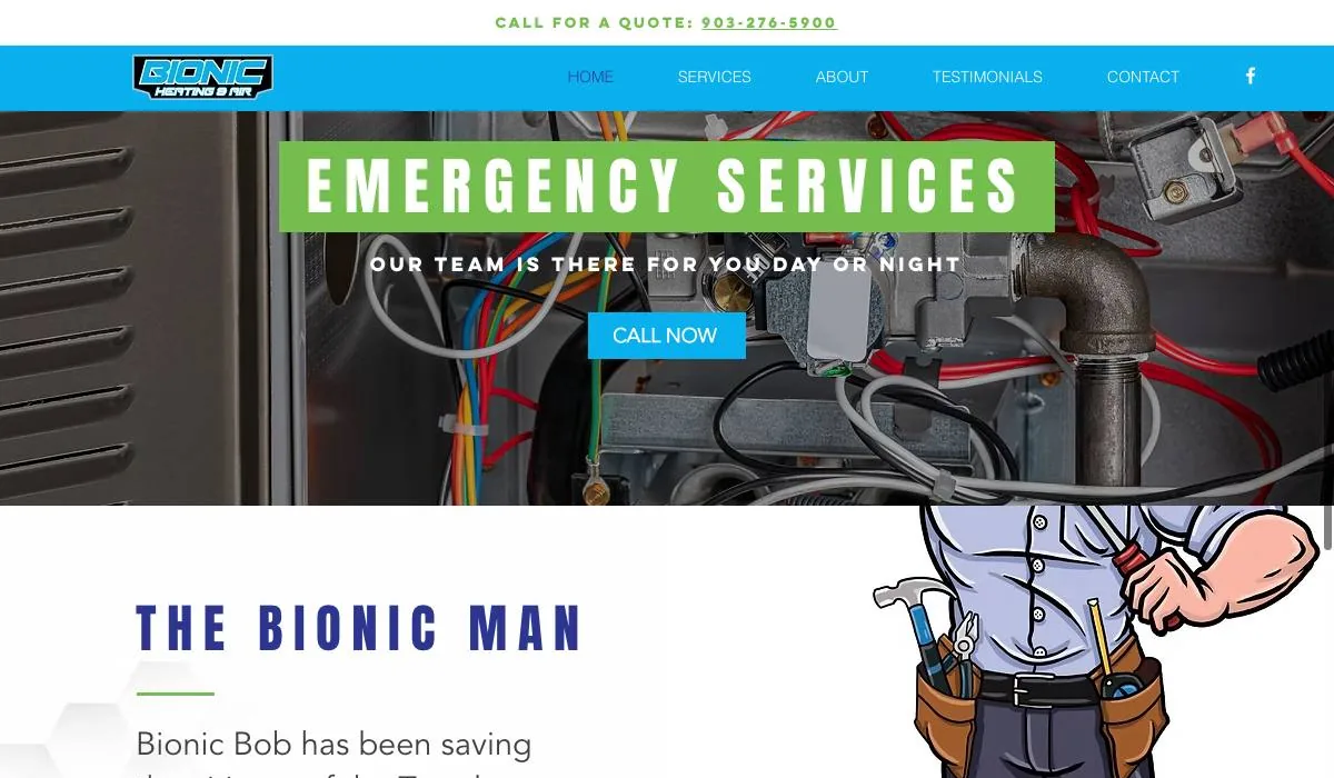 Bionic Heating & Air cover