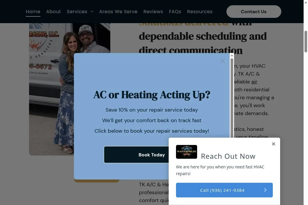 TK A/C & Heating, LLC cover