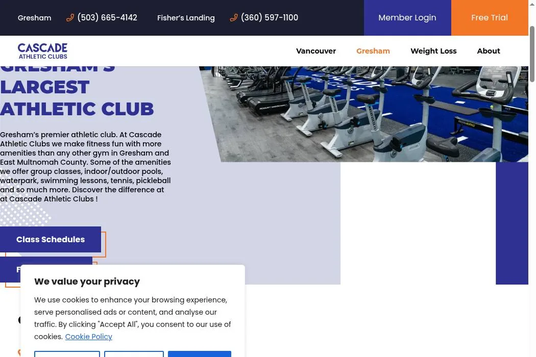 Cascade Athletic Club cover