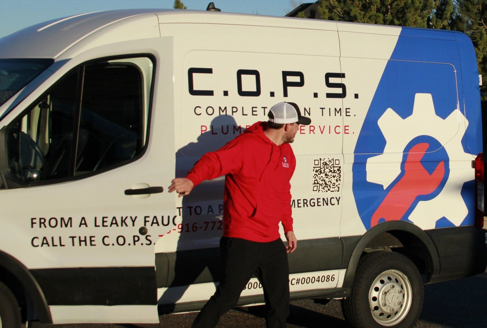 C.O.P.S. Plumbing Service logo