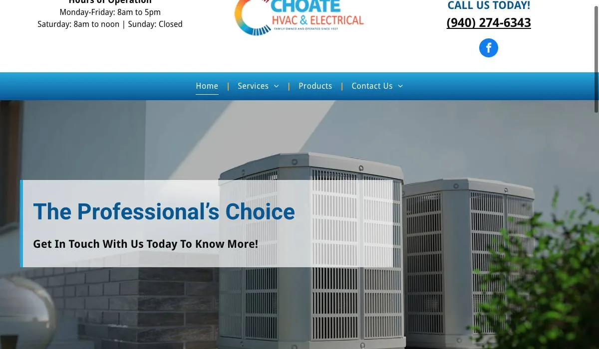Choate HVAC & Electrical cover