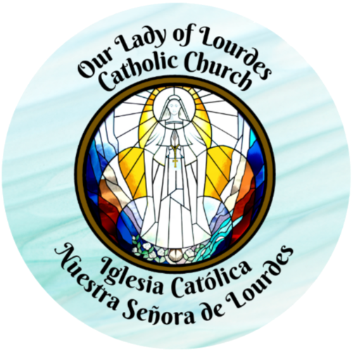 Our Lady of Lourdes Catholic Church logo