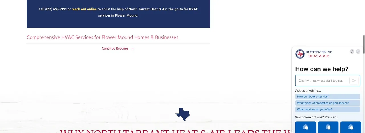 North Tarrant Heat & Air cover