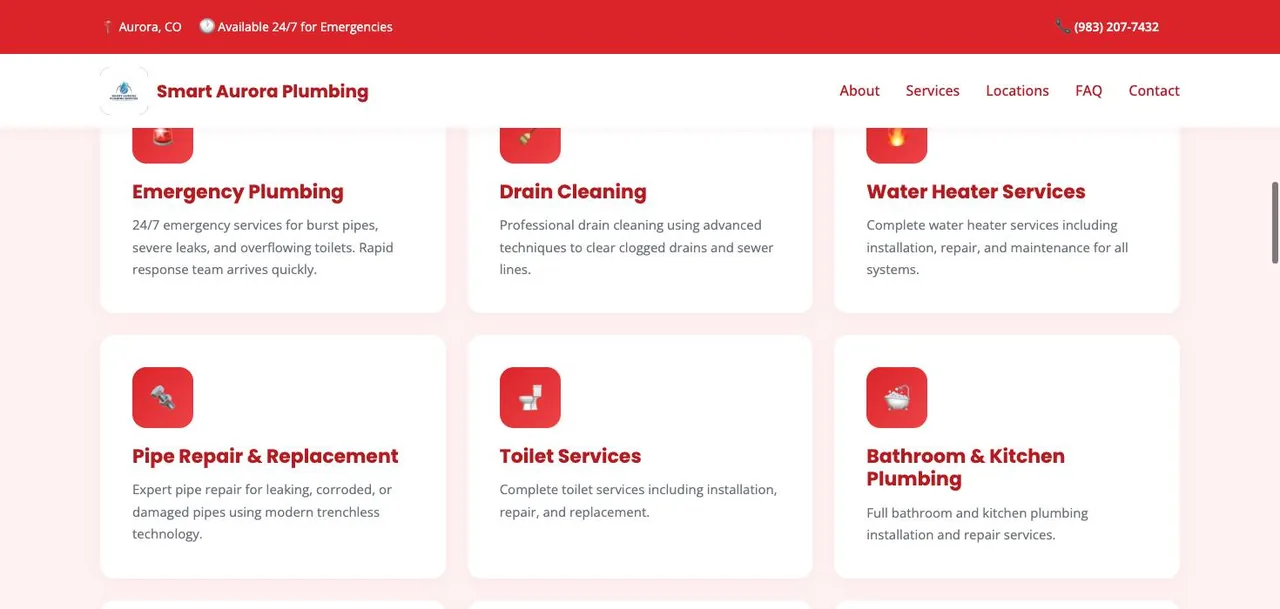 Smart Aurora Plumbing cover