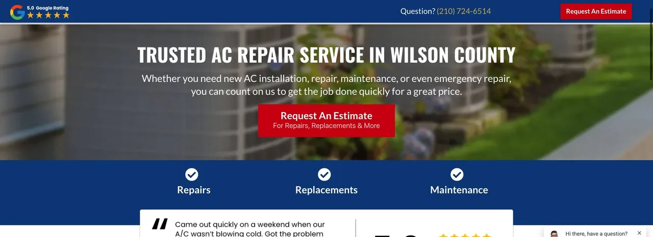 Floresville Air Conditioning & Heating, LLC cover