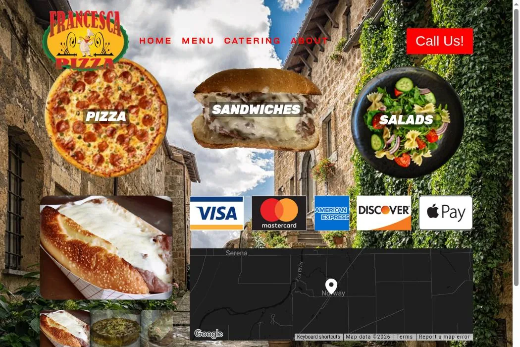 Francesca Pizza cover