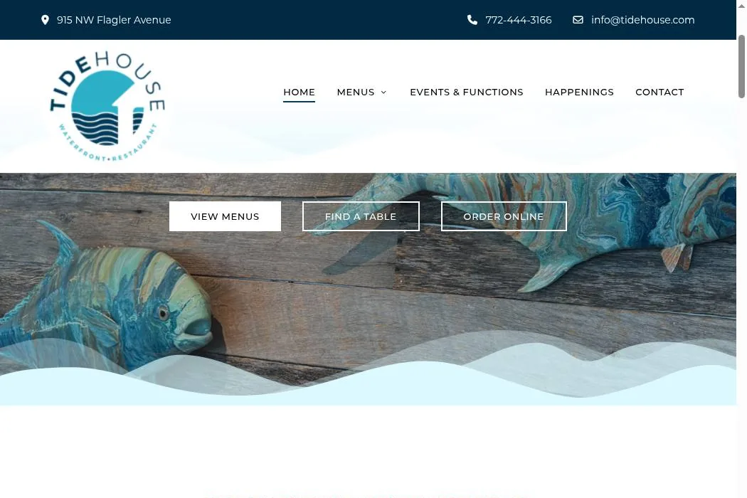 TideHouse Waterfront Restaurant cover