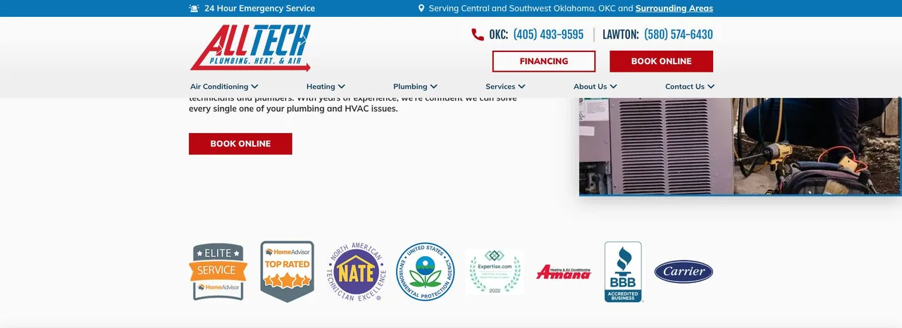 All Tech Plumbing, Heat, & Air cover