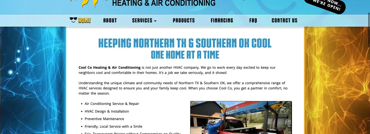 Cool Co Heating & Air Conditioning cover