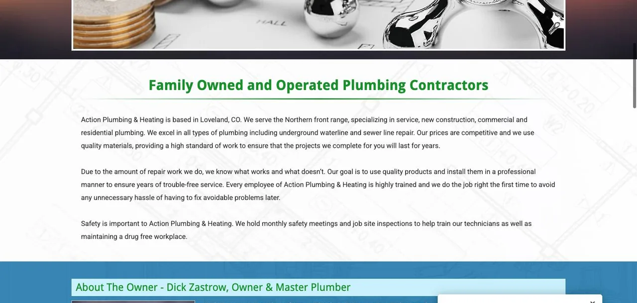 Action Plumbing & Heating, Inc. cover