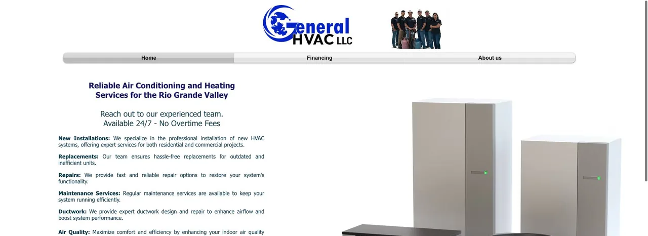 2012 General HVAC LLC cover