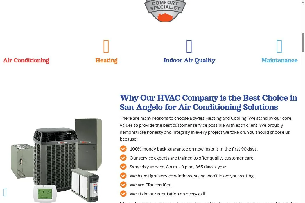 Bowles Heating & Cooling cover