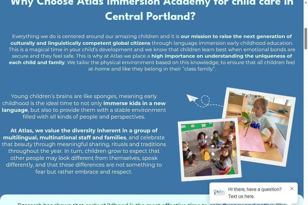 Atlas Immersion Academy cover