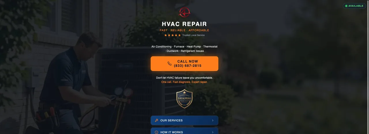HVAC REPAIR cover