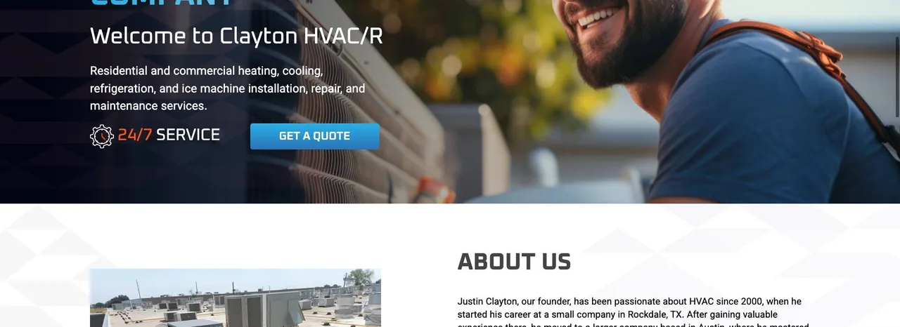Clayton HVAC/R cover