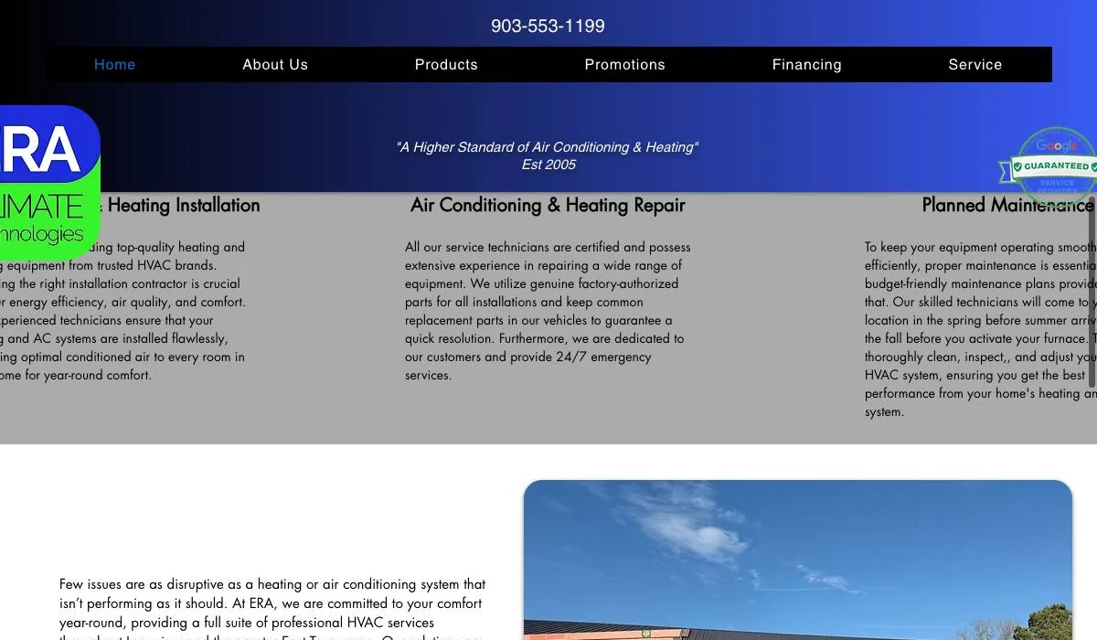 E.R.A. Climate Technologies LLC cover