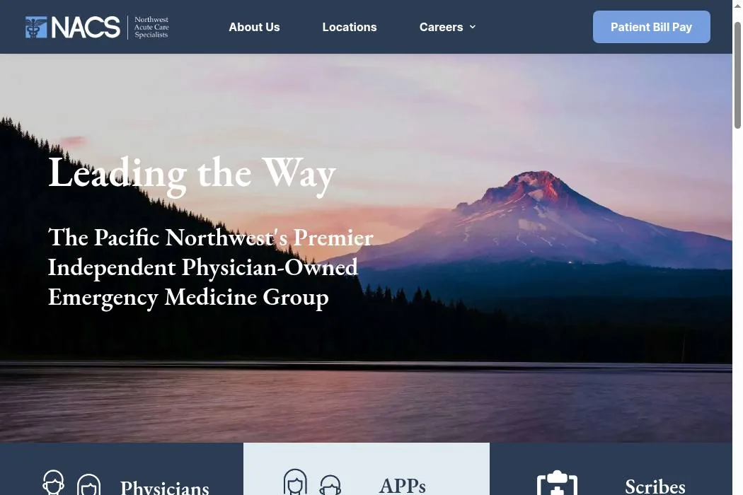 Northwest Acute Care Specialists cover