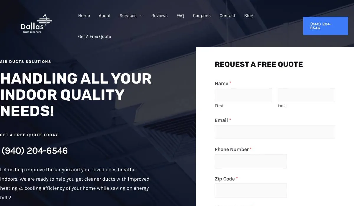 Dallas Duct Cleaners cover