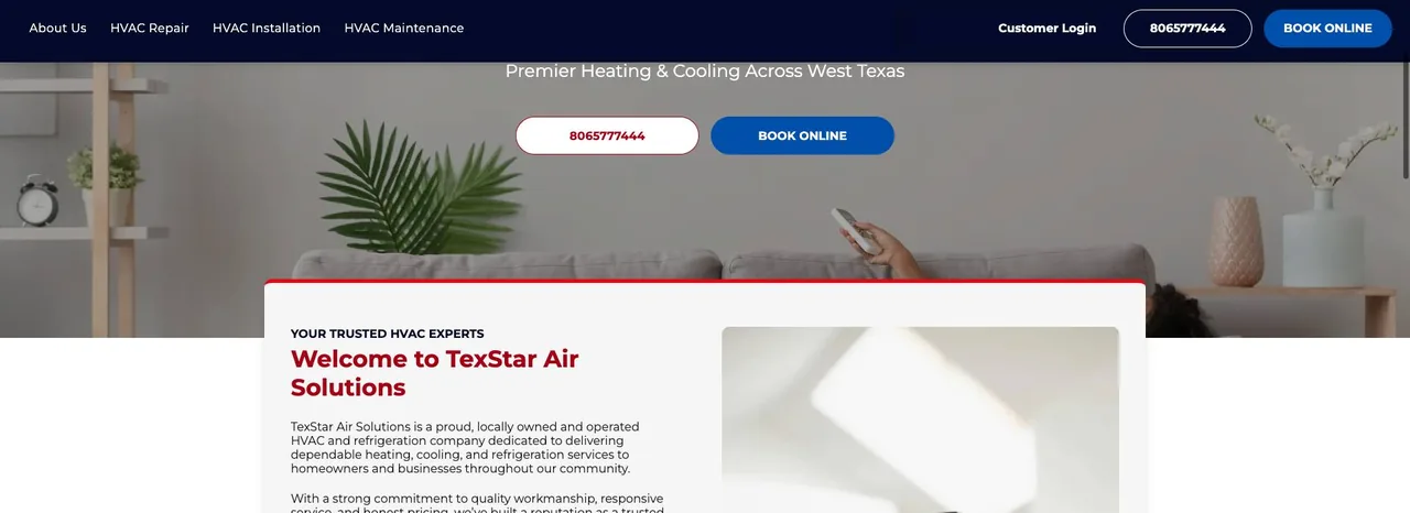 TexStar Air Solutions cover