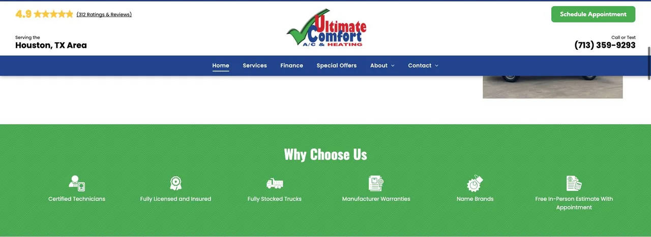 Ultimate Comfort AC & Heating cover