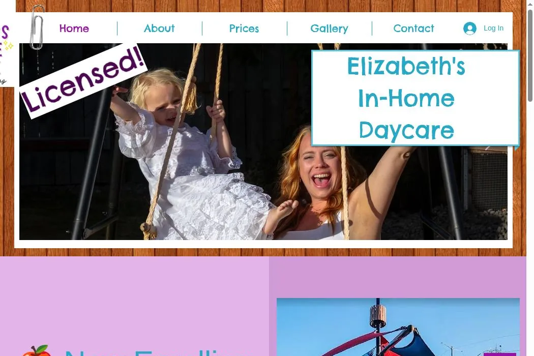 Elizabeth's In-Home Daycare cover