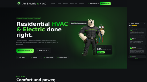 Art Electric & HVAC logo