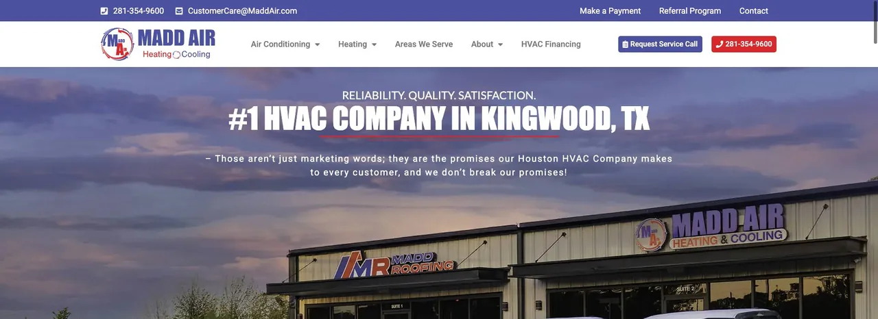 Madd Air Heating & Cooling cover
