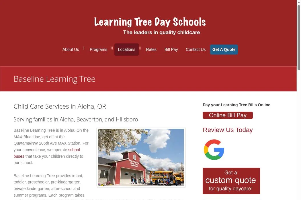 Learning Tree Preschool cover