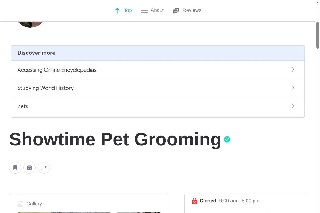 Showtime Pet Grooming cover