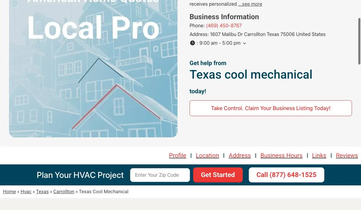 Texas Cool Mechanical cover