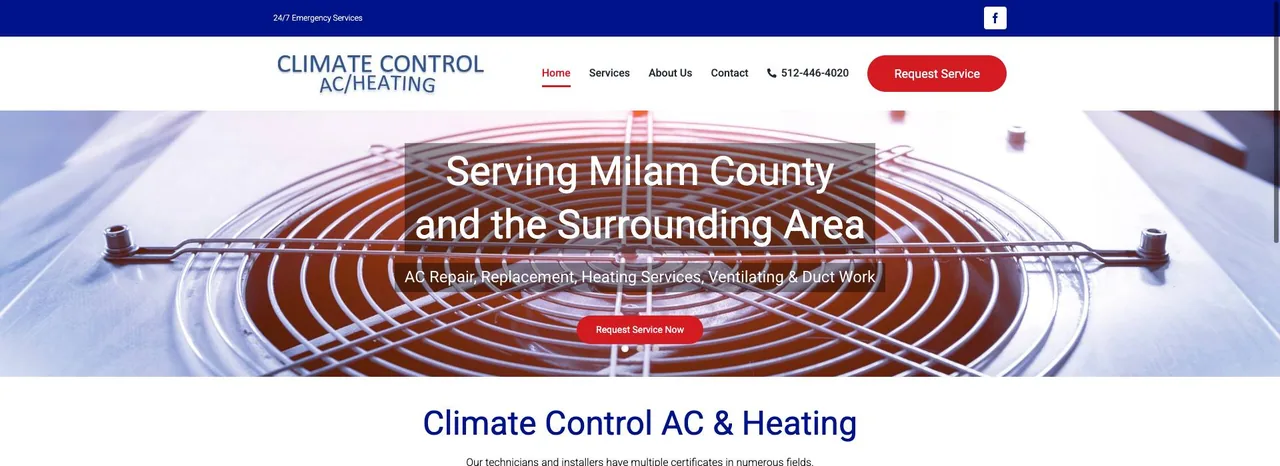 Climate Control AC & Heating cover