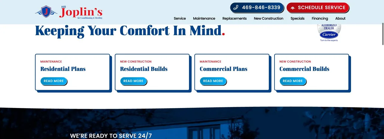 Bill Joplin's Air Conditioning & Heating cover