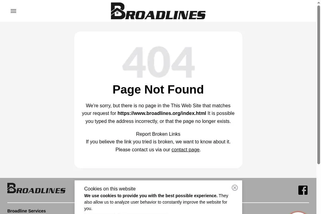 Broadline Services cover