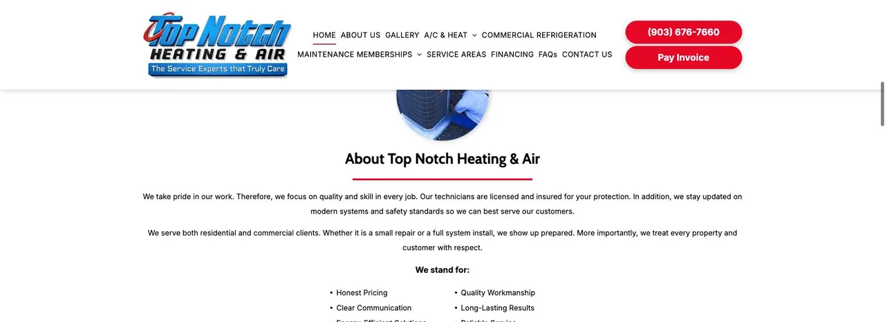 Top Notch Heating & Air cover