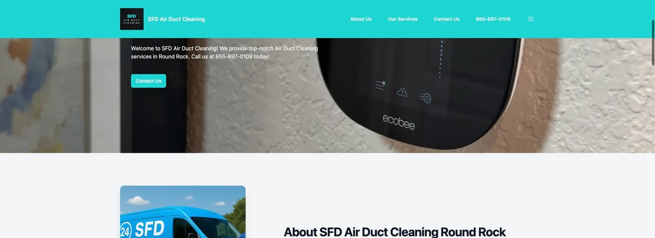 SFD Air Duct Cleaning cover