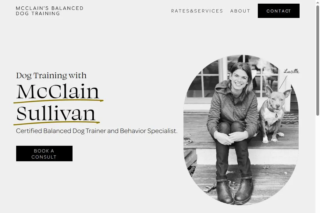 McClain's Balanced Dog Training cover
