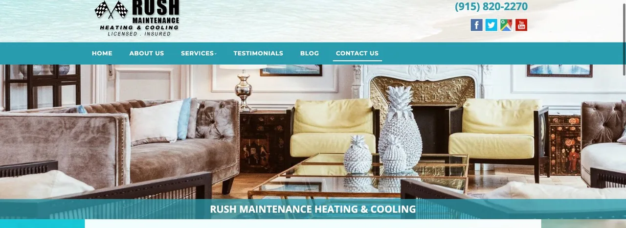 Rush Maintenance Heating & Cooling cover