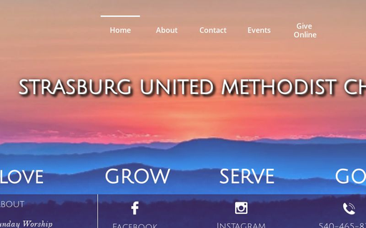 Strasburg United Methodist Church logo