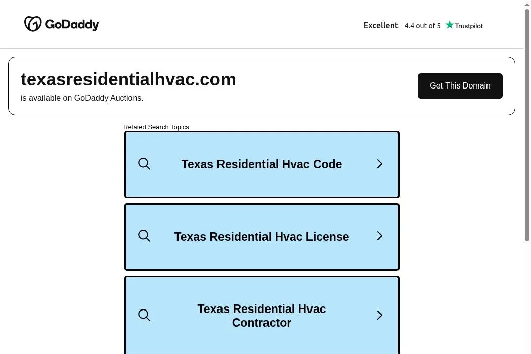 Texas Residential HVAC cover