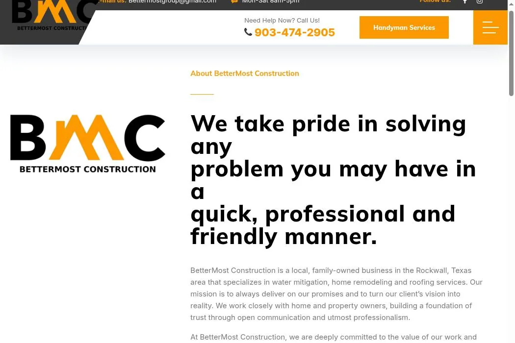 BetterMost Construction cover