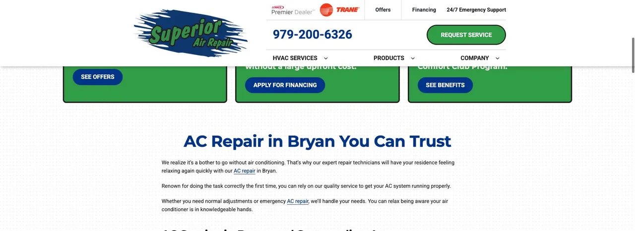 Superior Air Repair cover