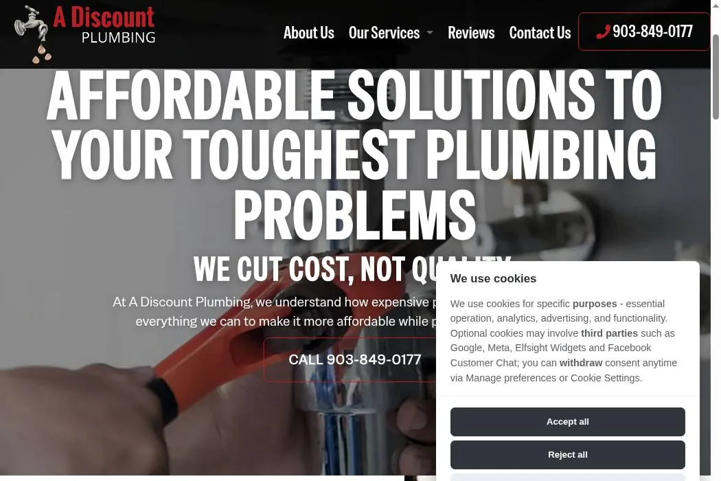 A Discount Plumbing cover