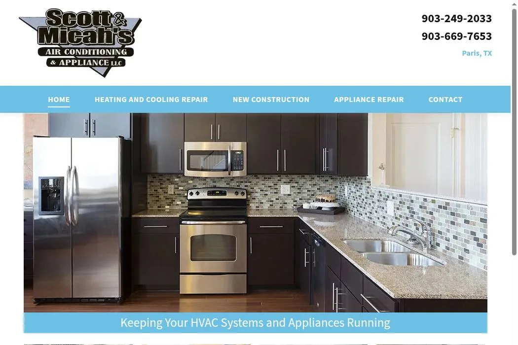 Scott & Micah's Air Conditioning & Appliance LLC cover
