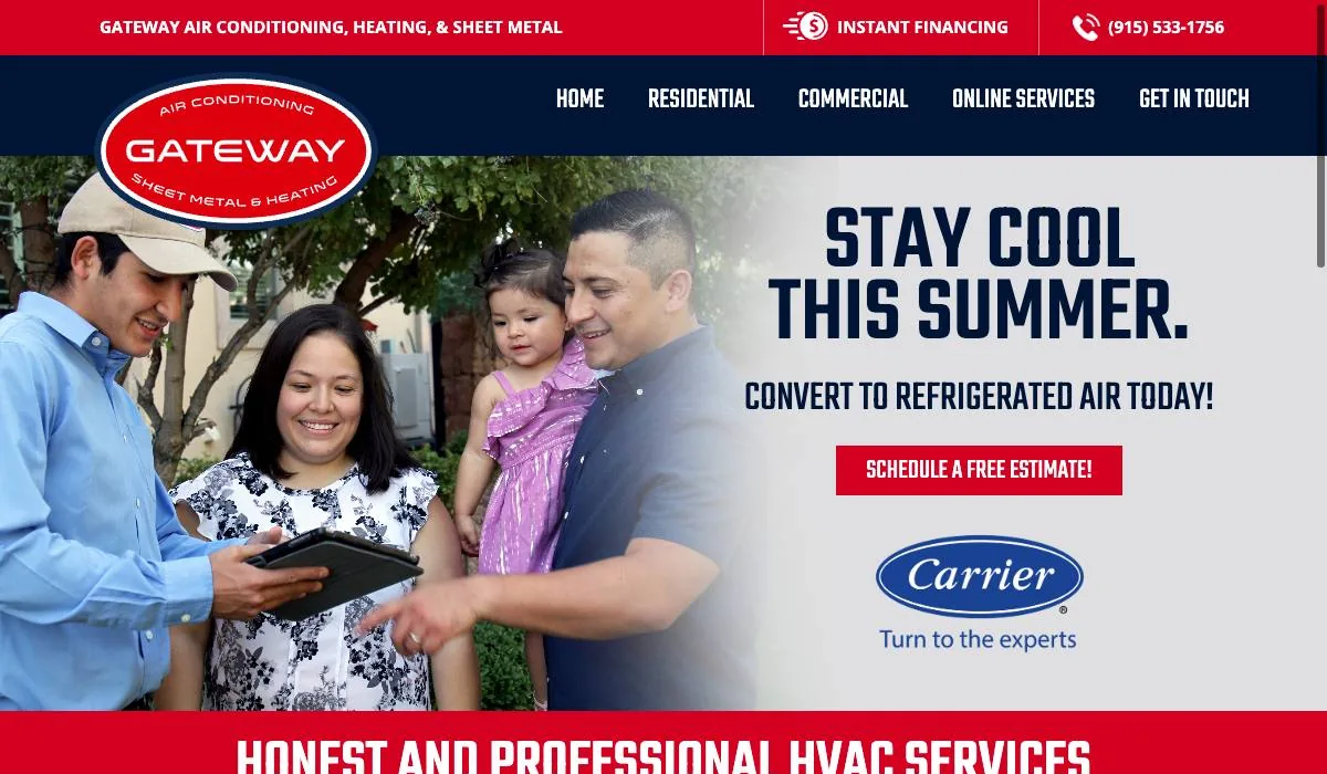 GATEWAY AIR CONDITIONING & SHEET METAL CO., INC cover