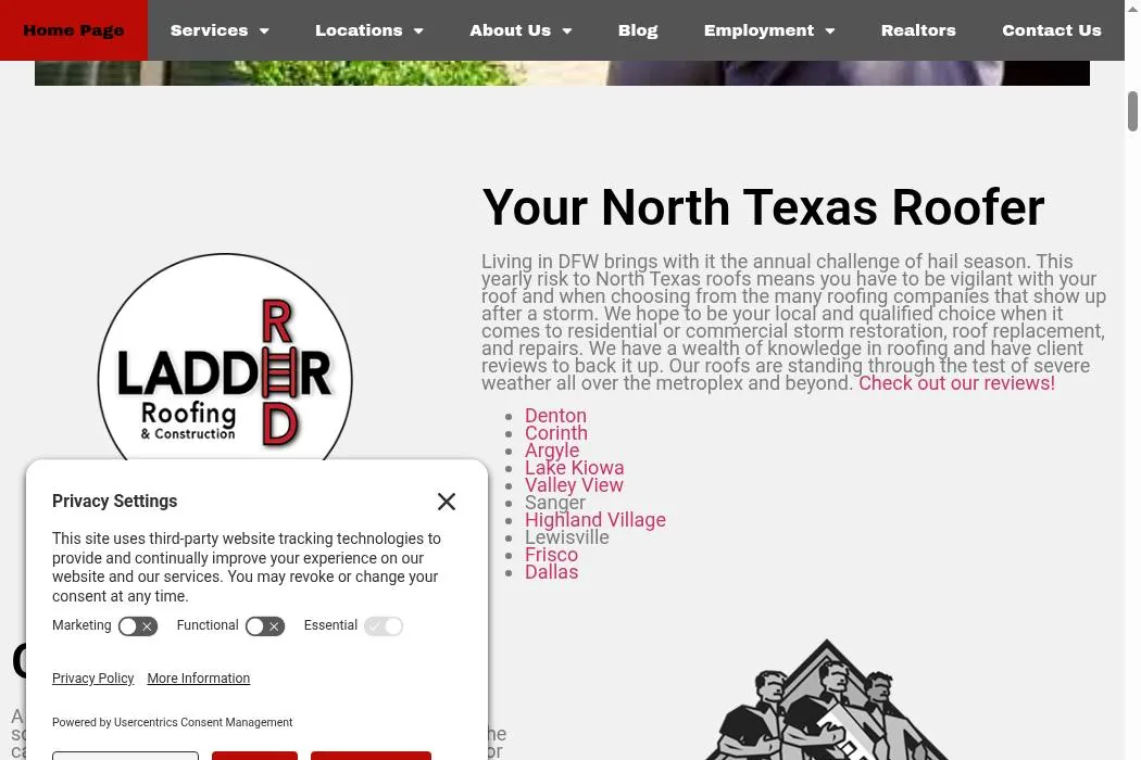 Red Ladder Roofing cover