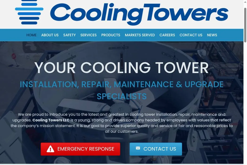 Cooling Towers LLC cover